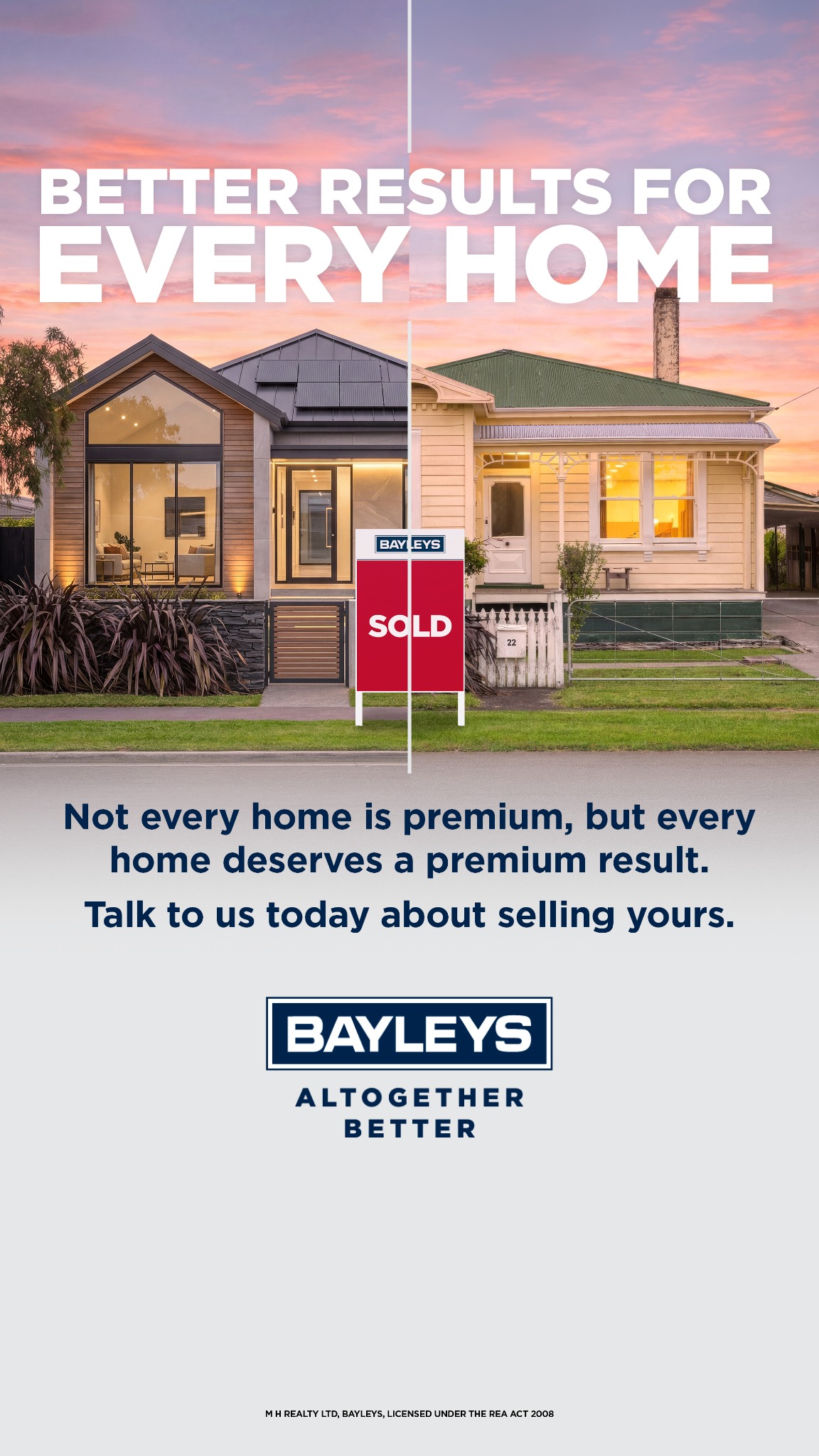 Bayleys Real Estate Thames Facebook ad