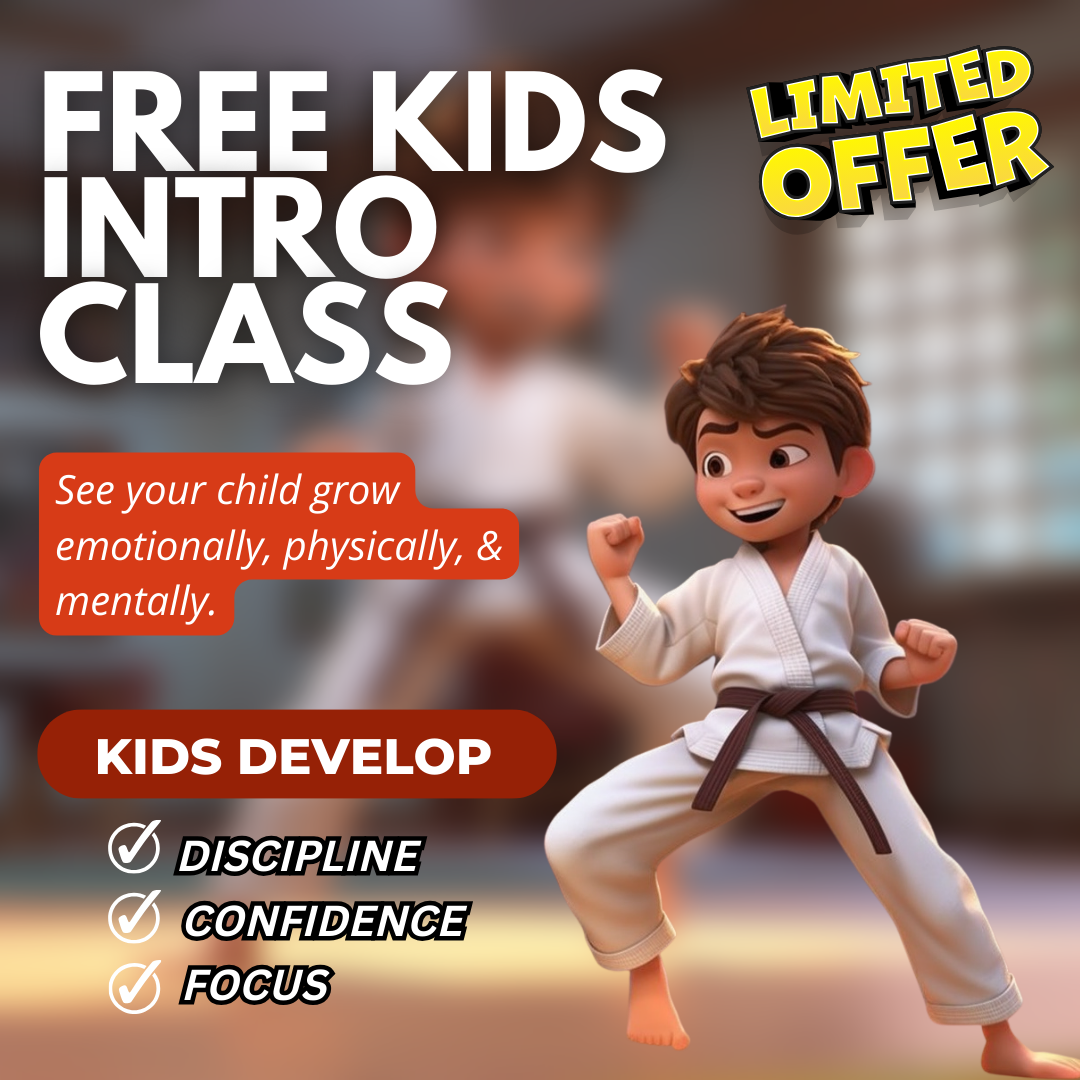 Lightspeed Martial Arts Academy Facebook ad: FREE Kids Intro Class!