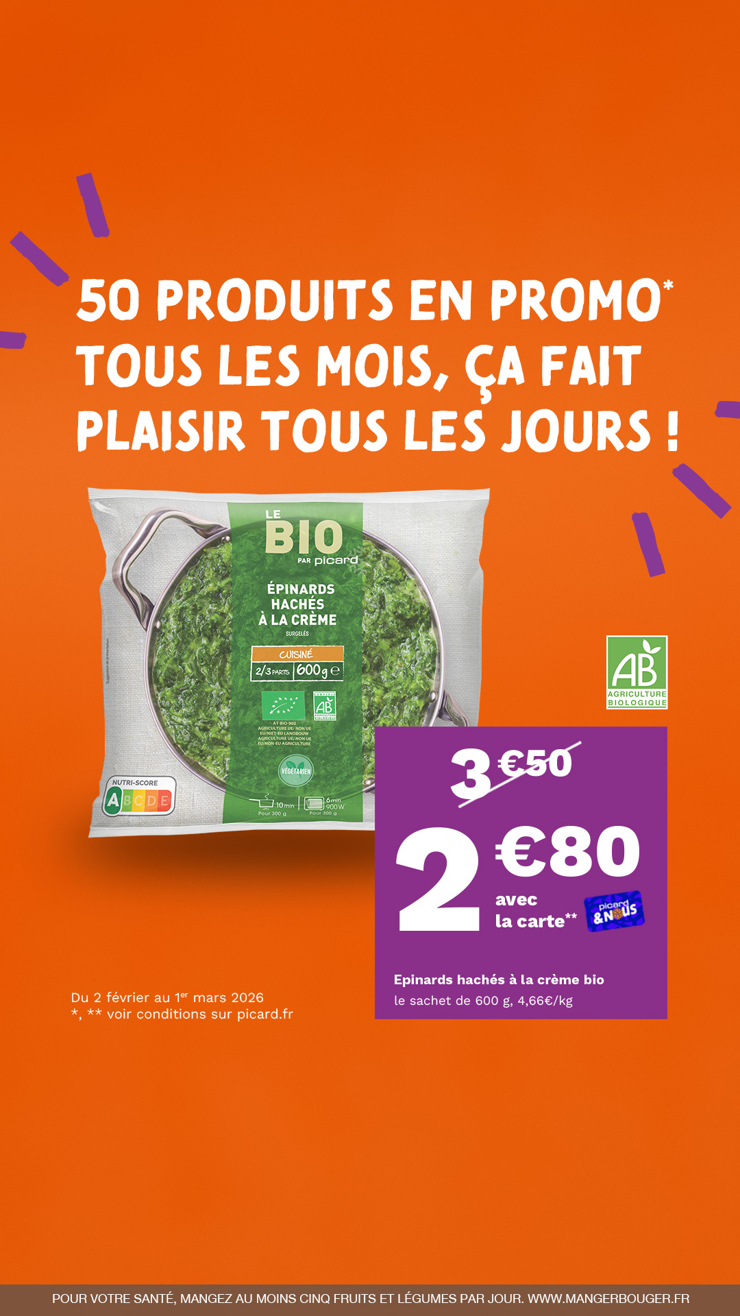 Picard Surgelés Facebook ad