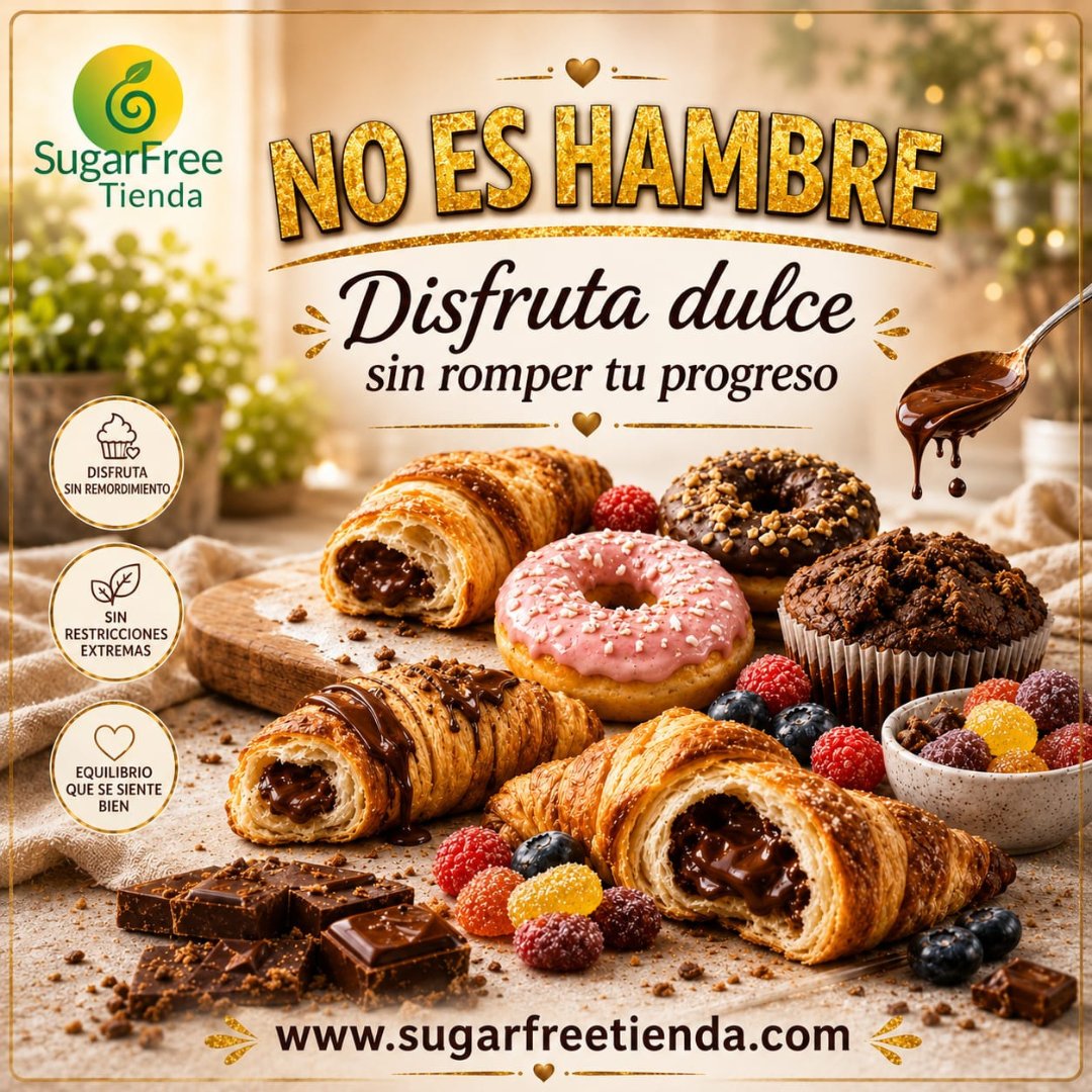 SugarfreeTienda Facebook ad: Bollería dietética sin azúcar | Low carb y keto |…
