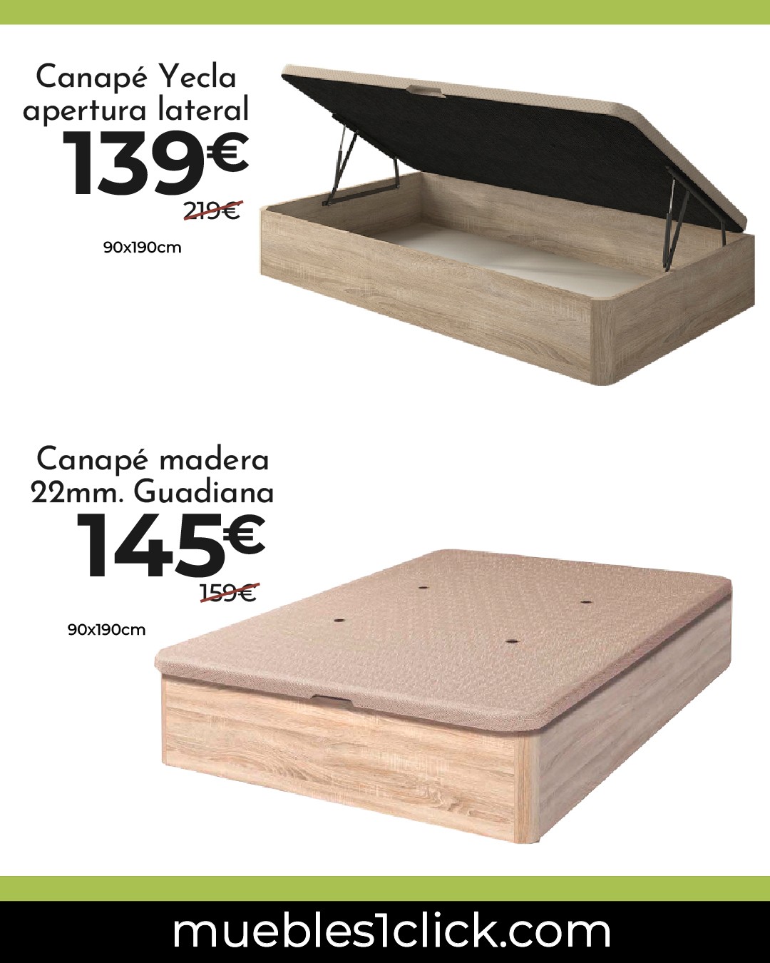 Muebles1click Facebook ad