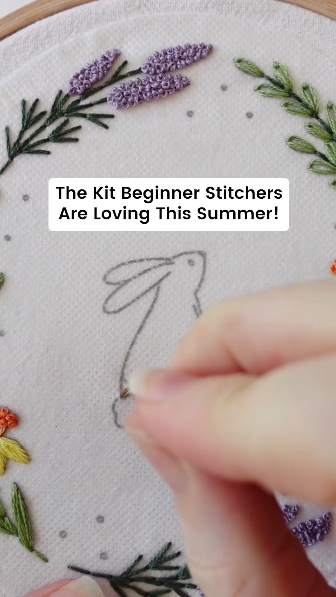 Clever Poppy Facebook ad: Embroidery, made easy for beginners