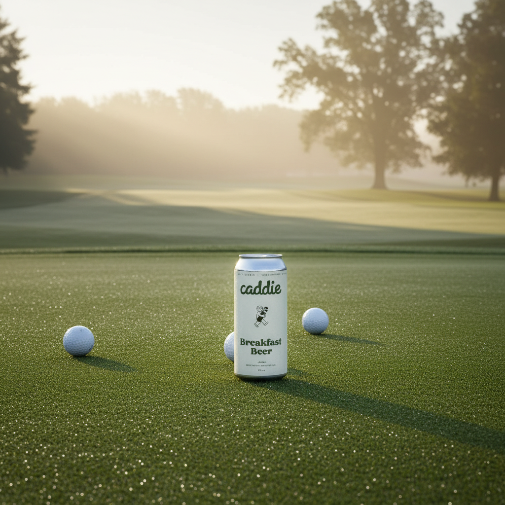 Caddie Non-Alcoholic Drinks Facebook ad: Made for Morning Rounds