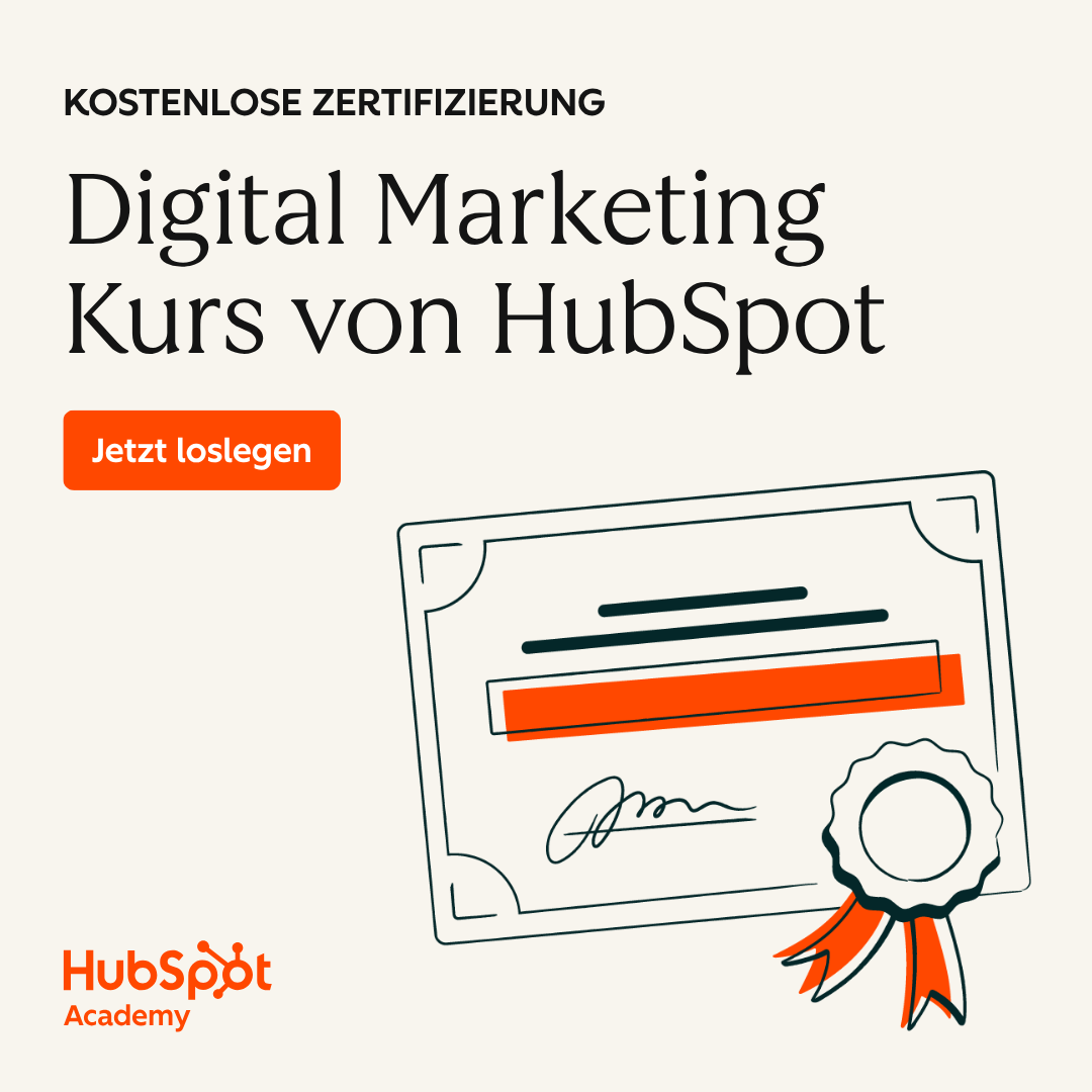 HubSpot Facebook ad