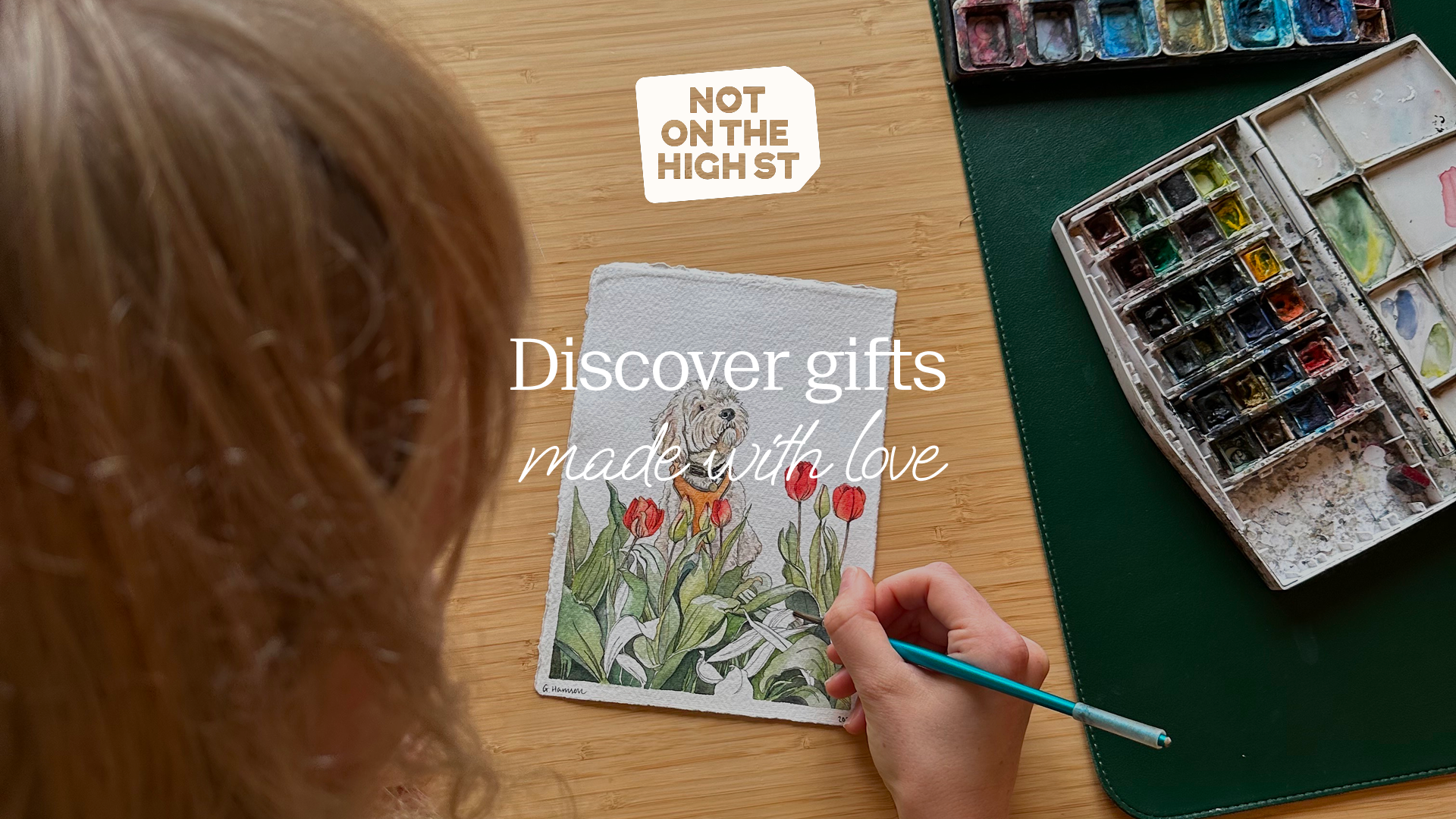 notonthehighstreet Facebook ad: Gifts that aren't off a shelf