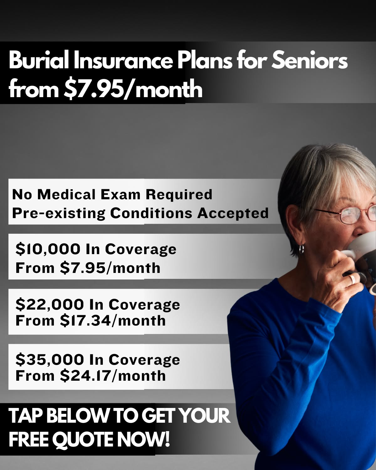 Integrityfex Facebook ad: New Burial Plans For Seniors