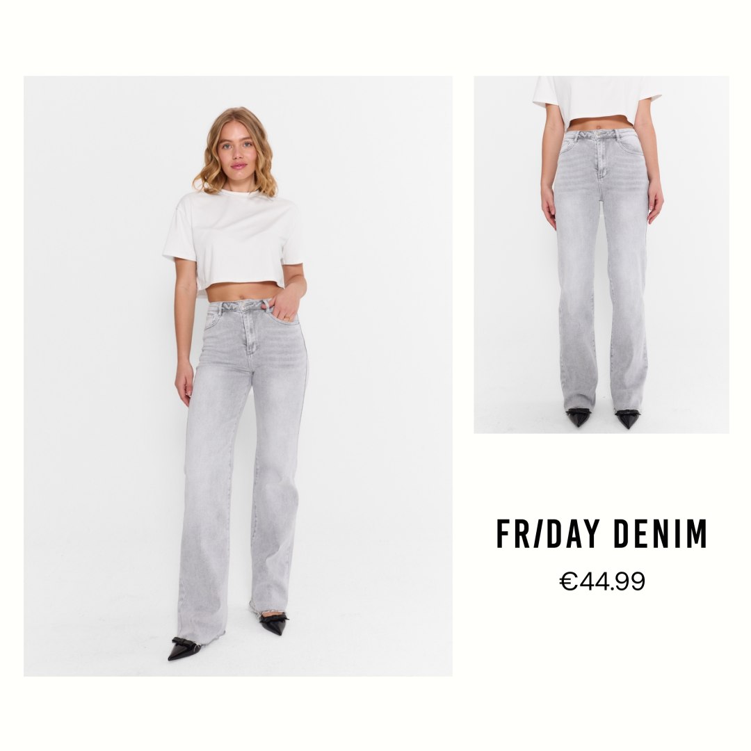 tess v Facebook ad: Shop our new Friday Denim collection now
