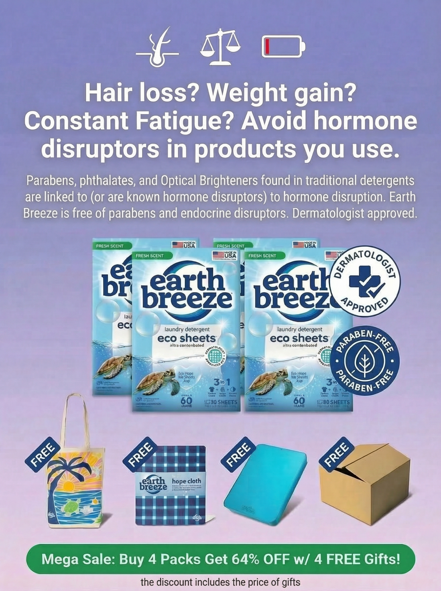 Earth Breeze Facebook ad
