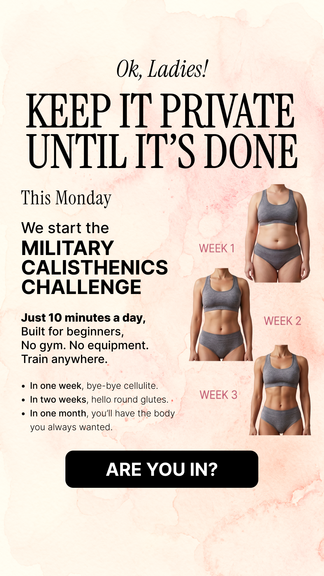 Мy 28 Day Challenge Facebook ad