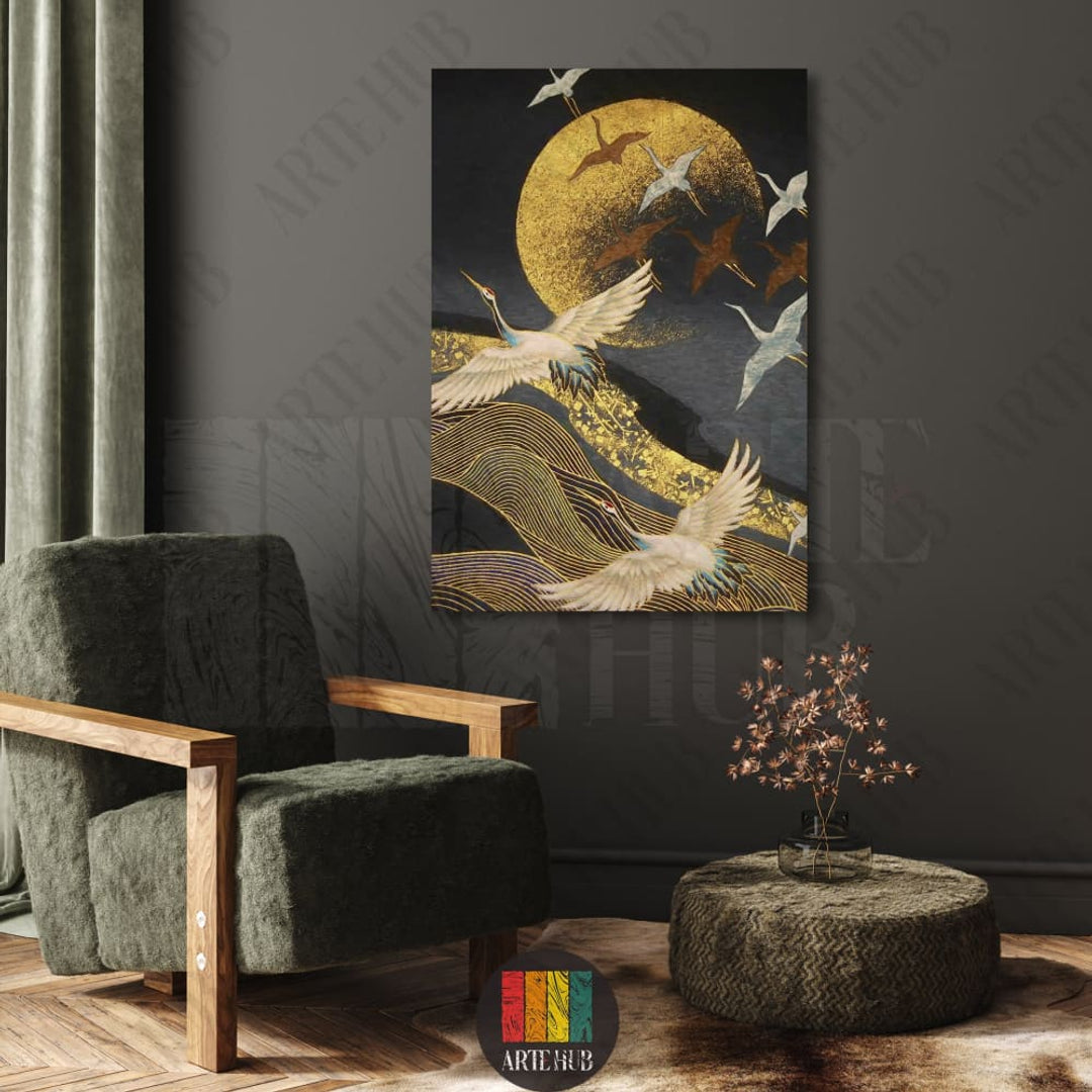 artehub3 Facebook ad: luxury canvases and wallpaper