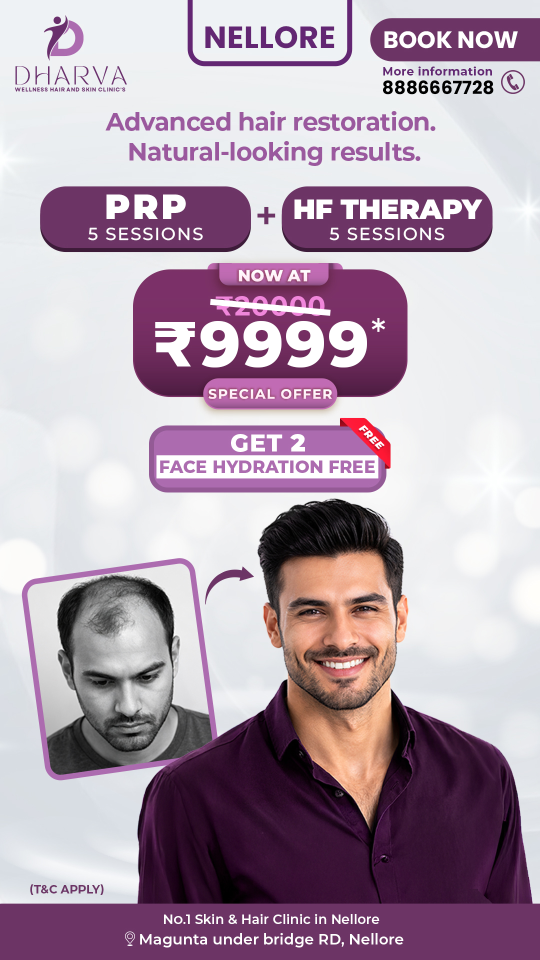 Dharva Wellness Hair And Skin Clinics Facebook ad