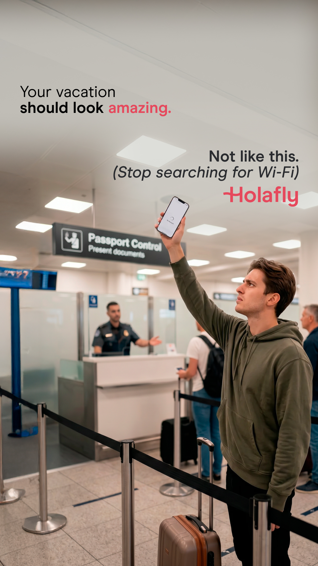 Holafly - English Facebook ad