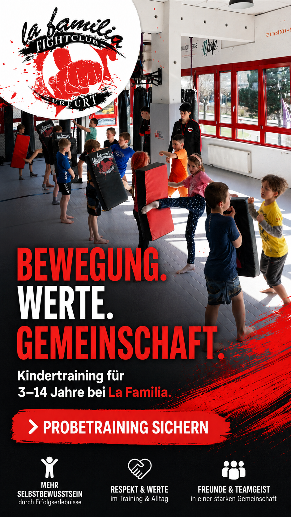 La familia Fightclub Erfurt Facebook ad