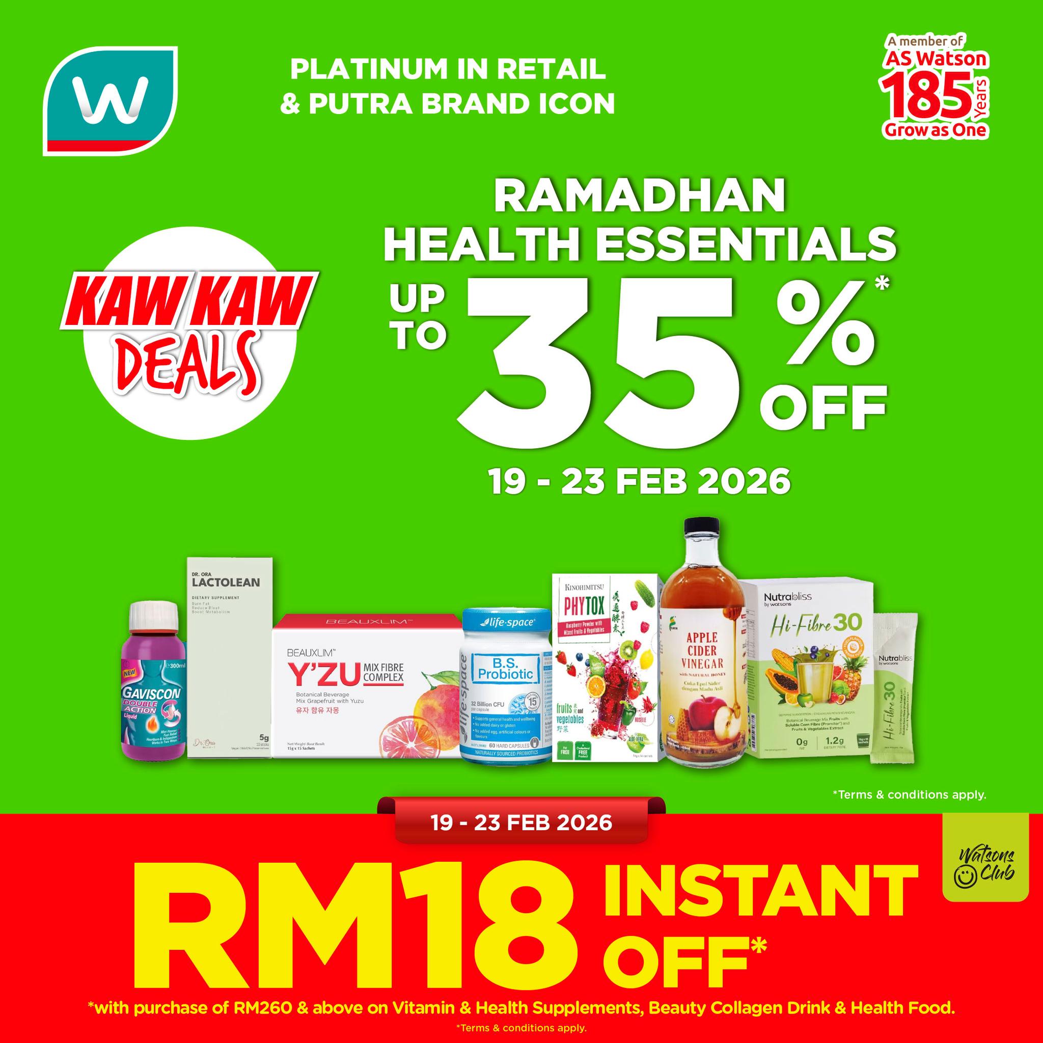 Watsons Facebook ad
