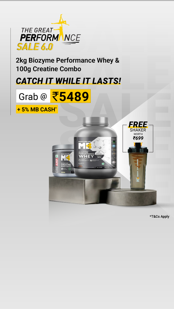 MuscleBlaze Facebook ad