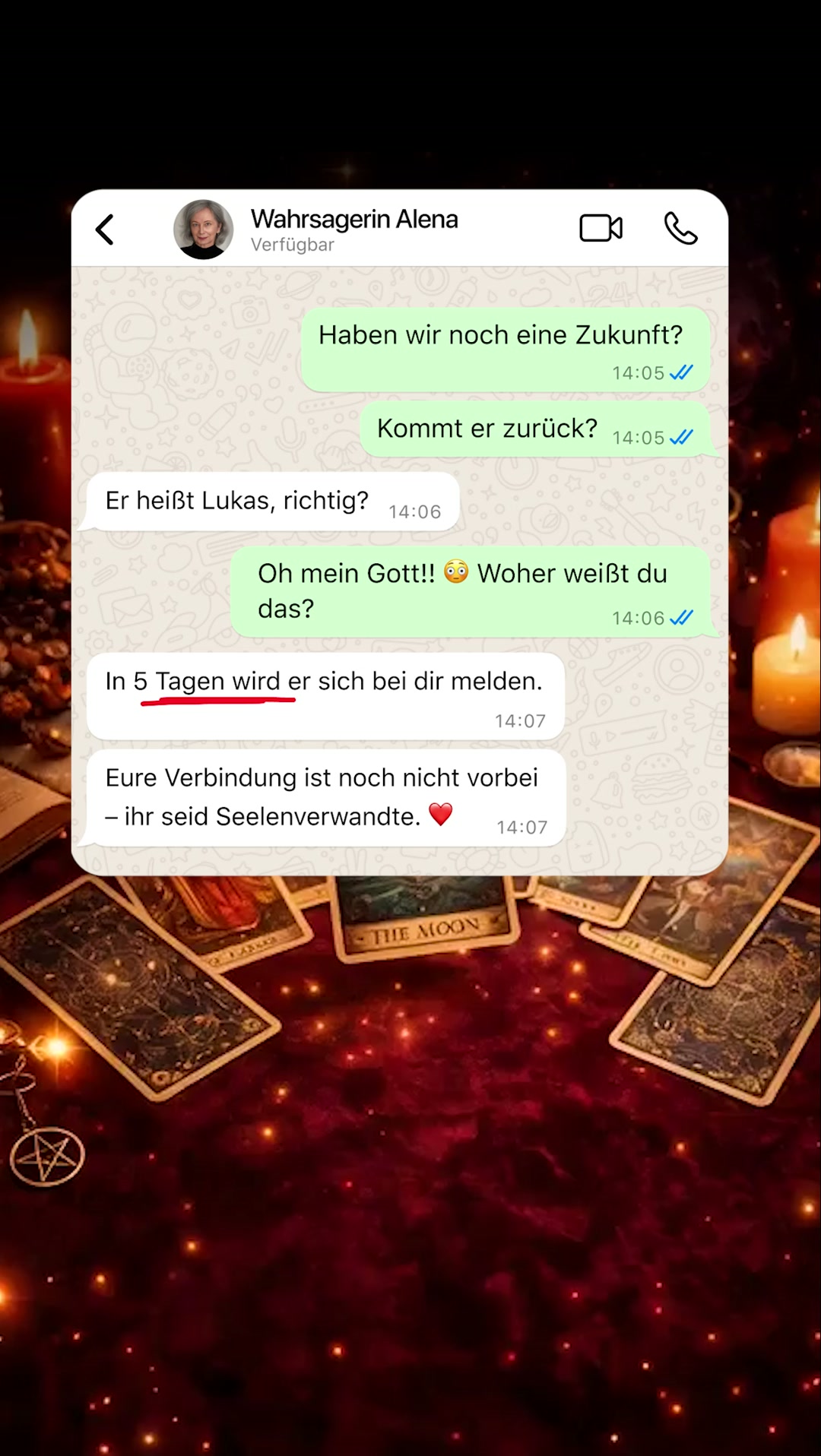 Astrotalk Facebook ad: 100% sicher & privat