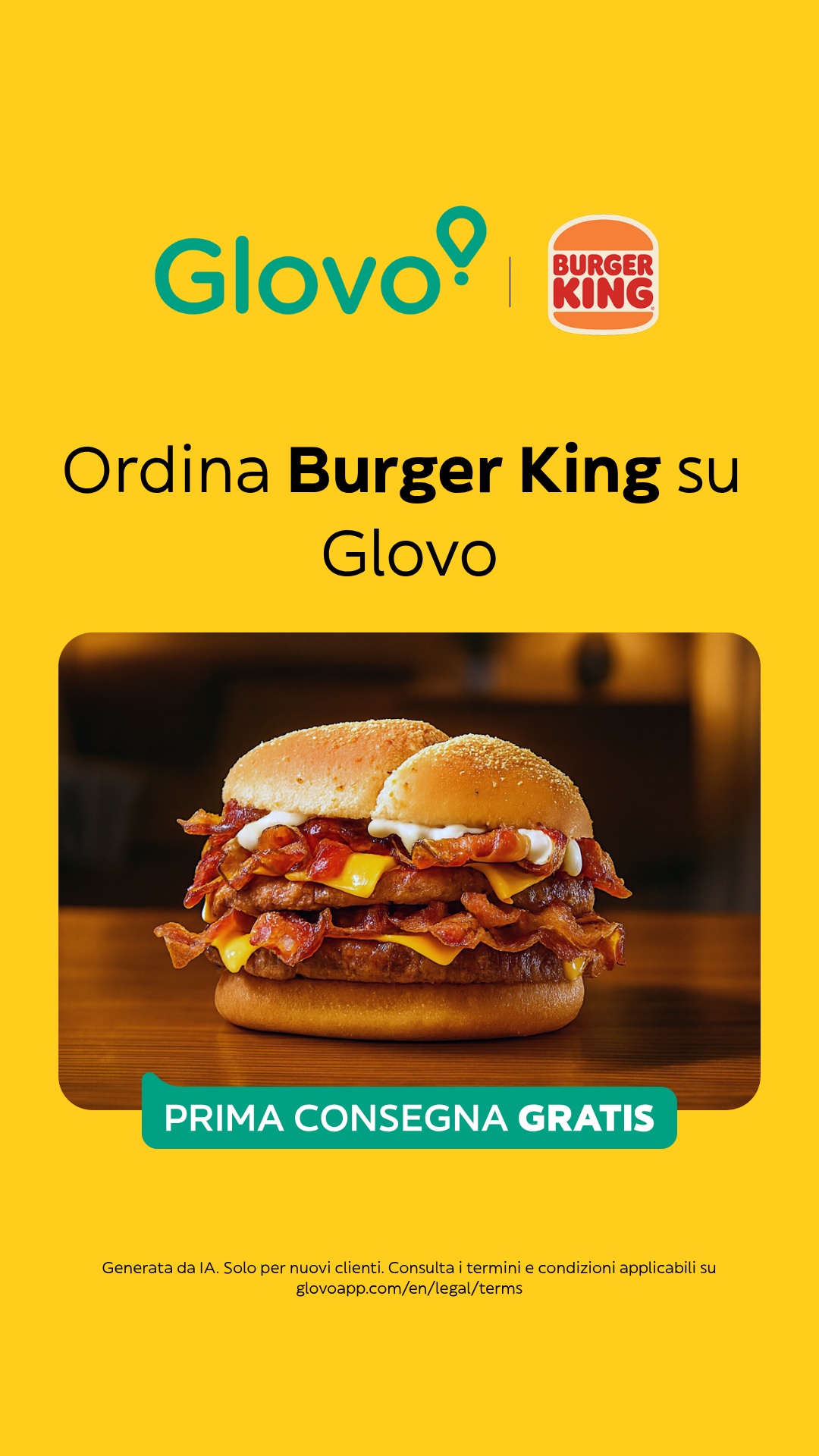 Glovo Facebook ad from Jul 27, 2026