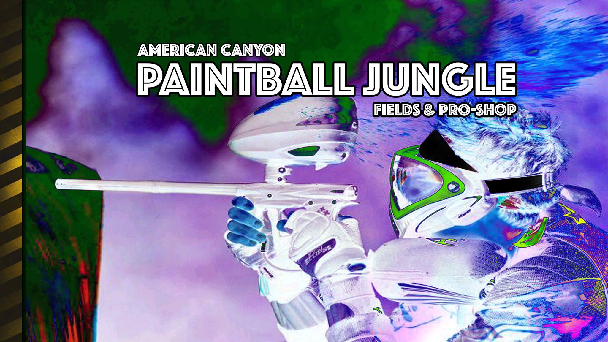 Paintball Jungle Facebook ad: Come Play the Jungle!