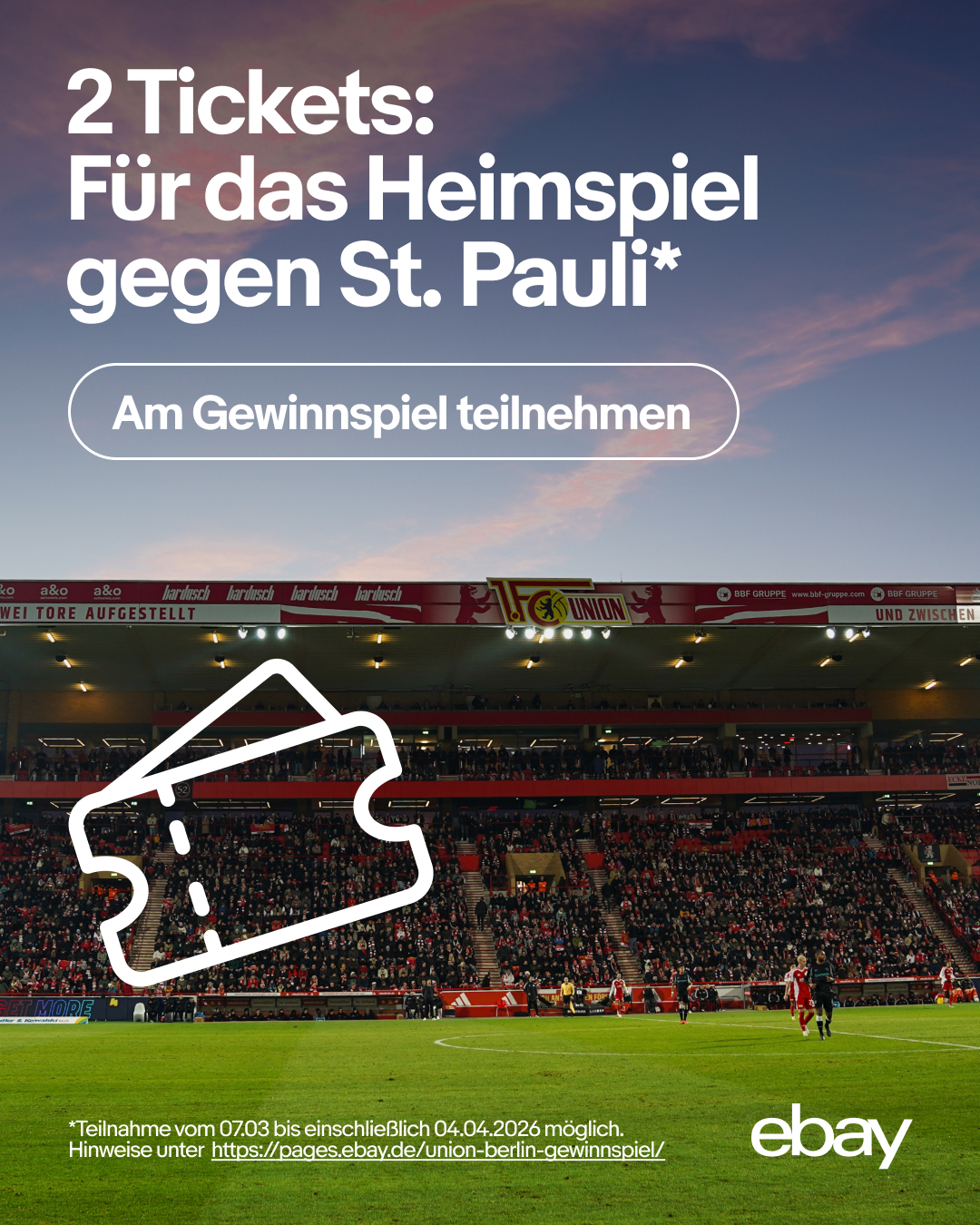 eBay.de Facebook ad: Entdecke eBay Fan-Deals!