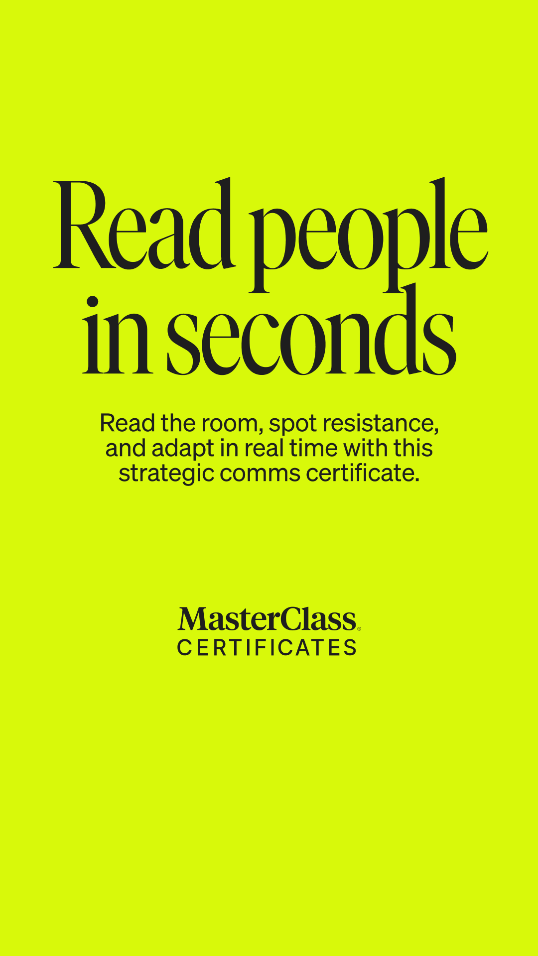 MasterClass Facebook ad