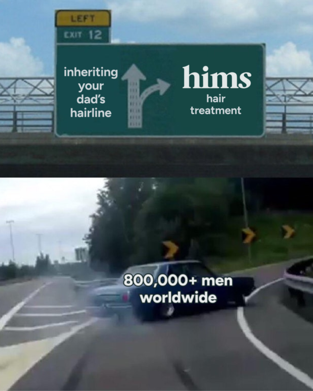 hims Facebook ad
