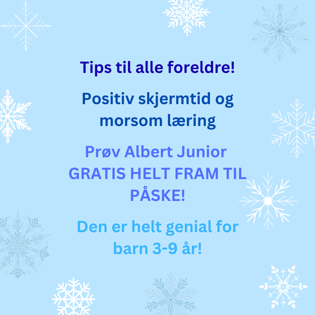 Mattehjelpen Facebook ad: Ja, takk - jeg vil prøve Albert gratis