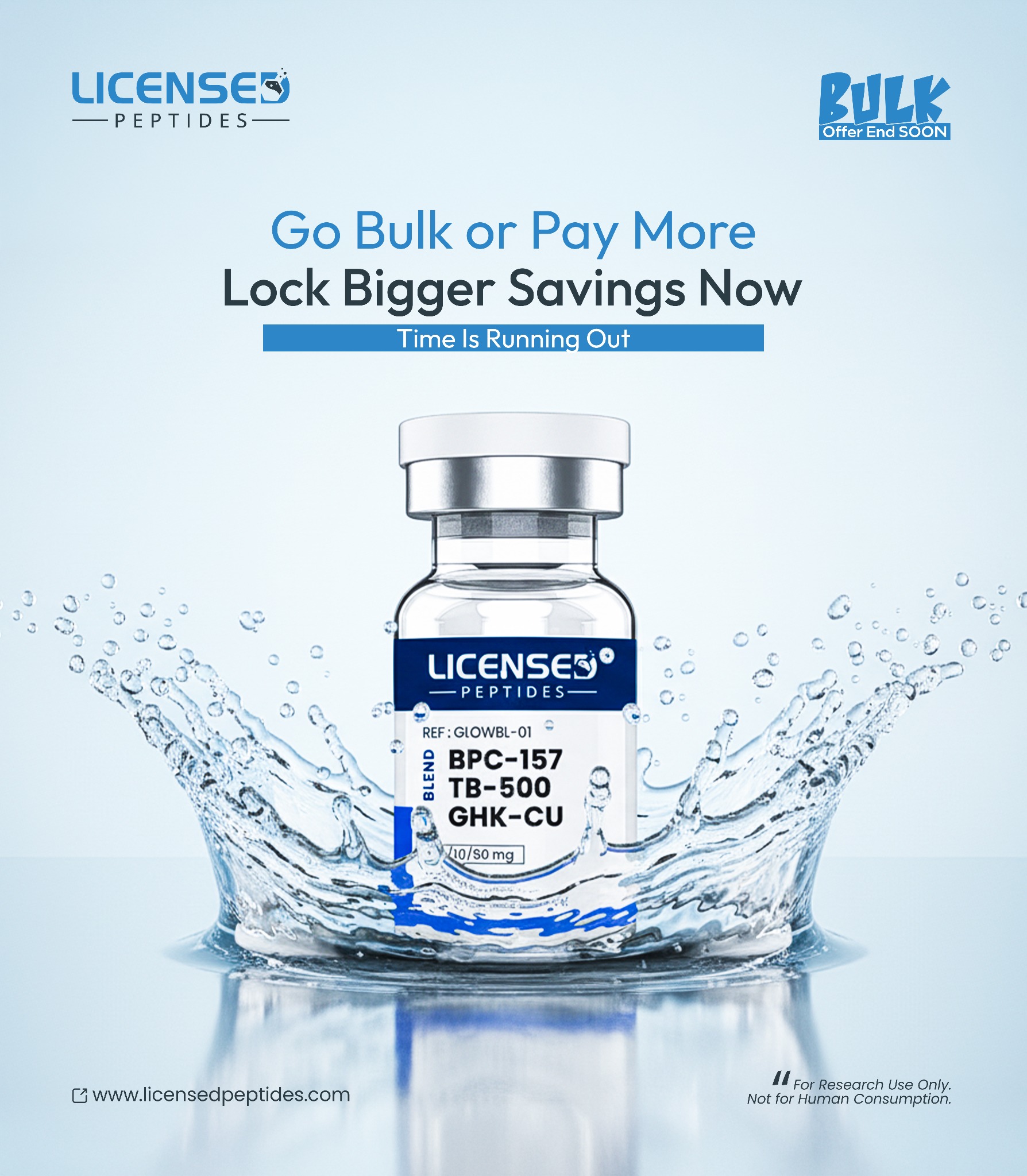 Licensed Peptides Facebook ad