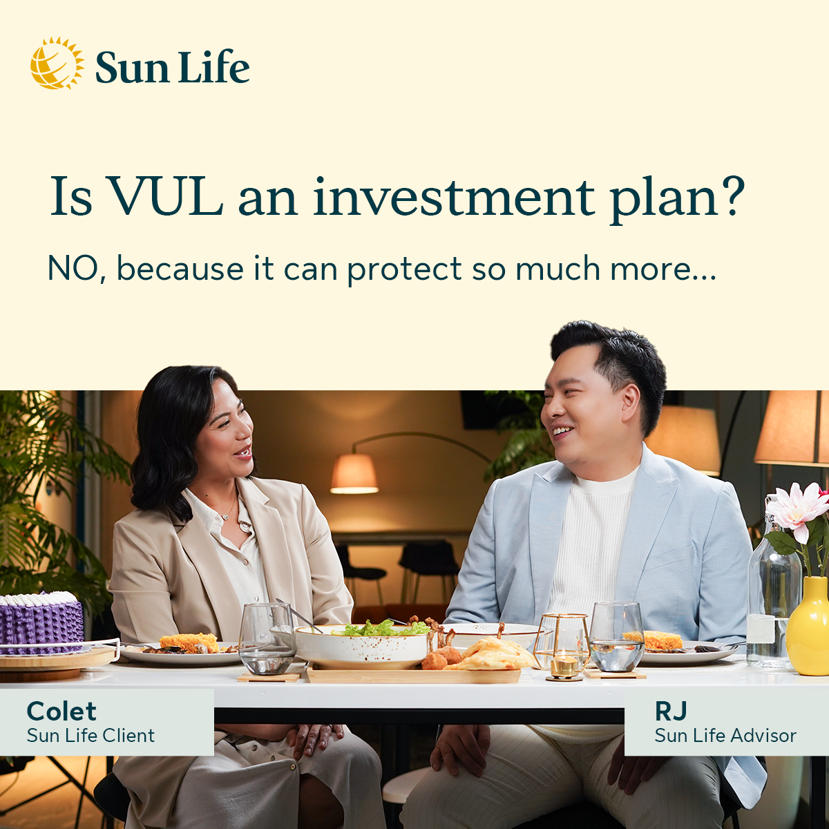 Sun Life Philippines Facebook ad: VUL is more than investing