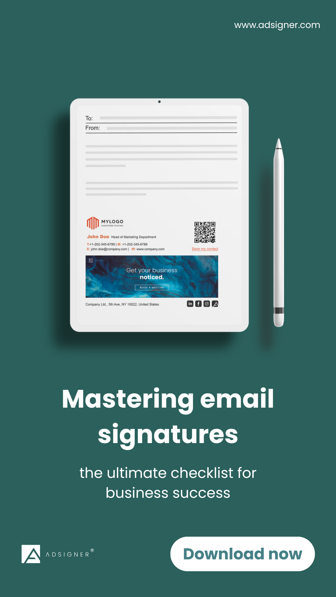 AdSigner Facebook ad