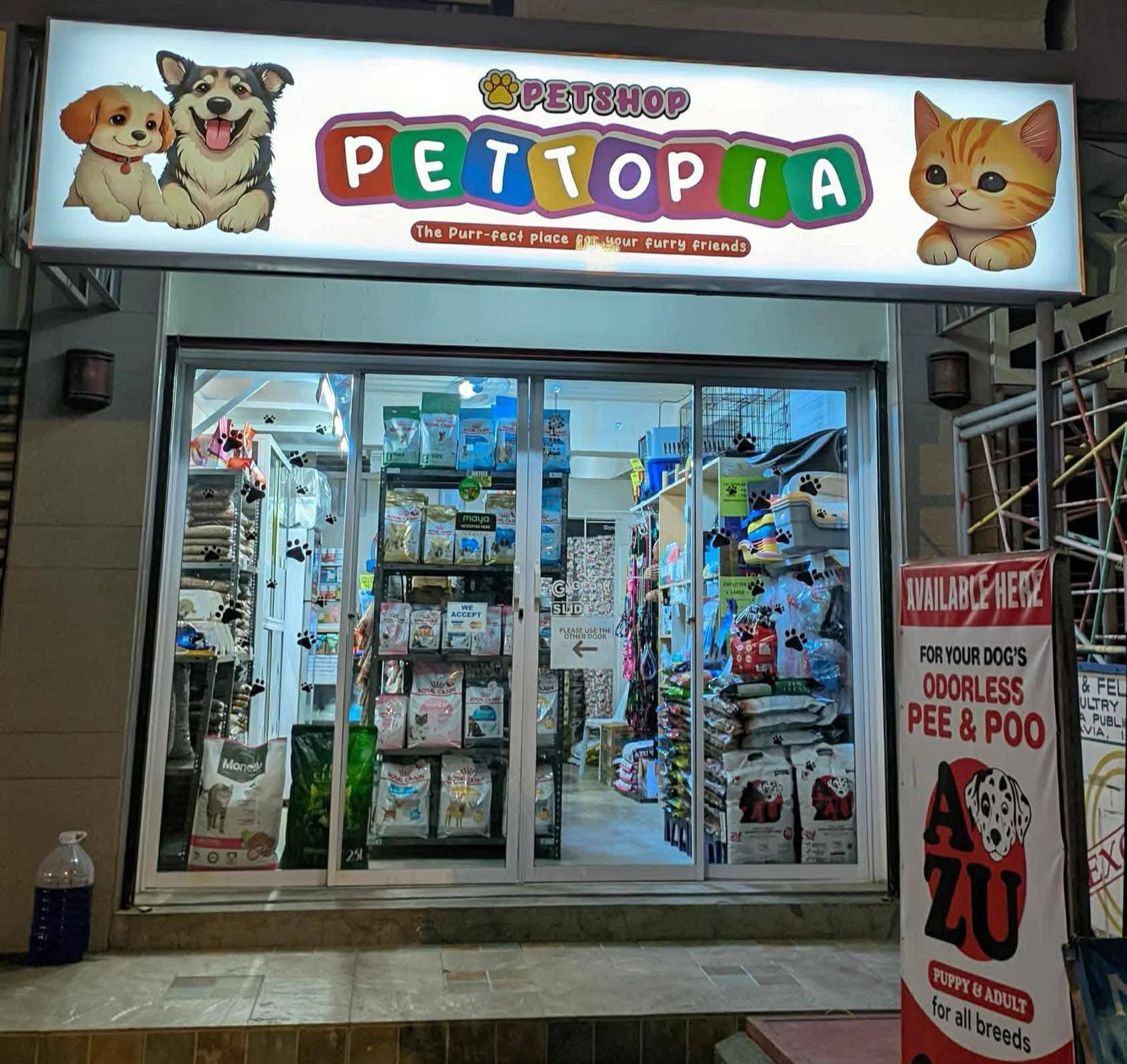 Pettopia Pet Shop Facebook ad: Looking for your FURRY babies needs?