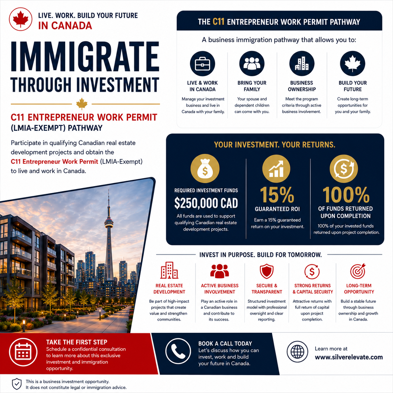 Thekevinsharpe Facebook ad: Invest in Canada. Book Your Consultation.