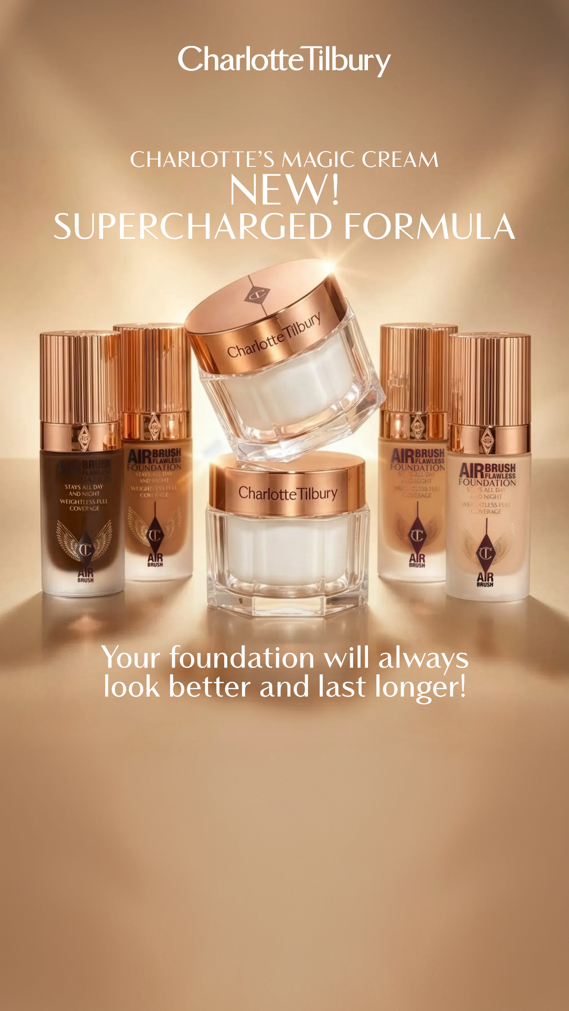 Charlotte Tilbury Skincare Facebook ad