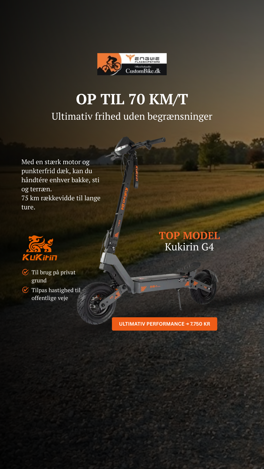 Custombike Facebook ad