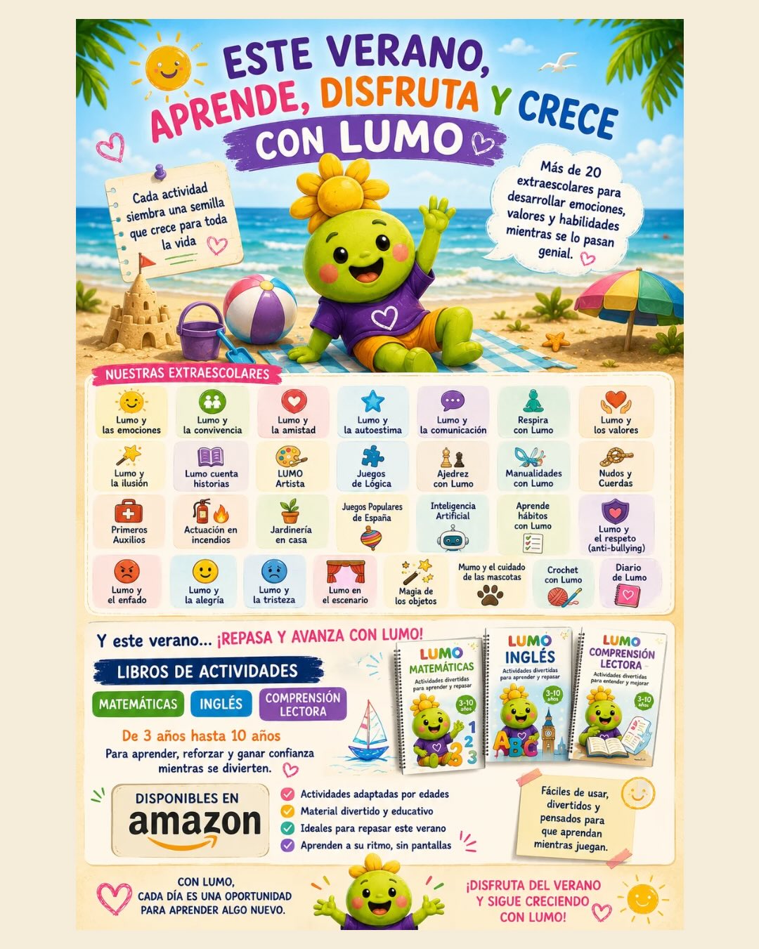aprendeconlumo Facebook ad: Este verano también es una oportunidad para seguir…