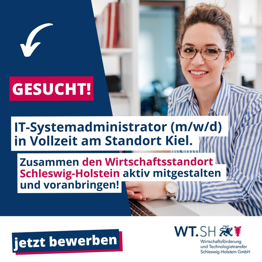 FEL Human Resources Facebook ad: Starte deine Karriere bei der WTSH in Kiel.