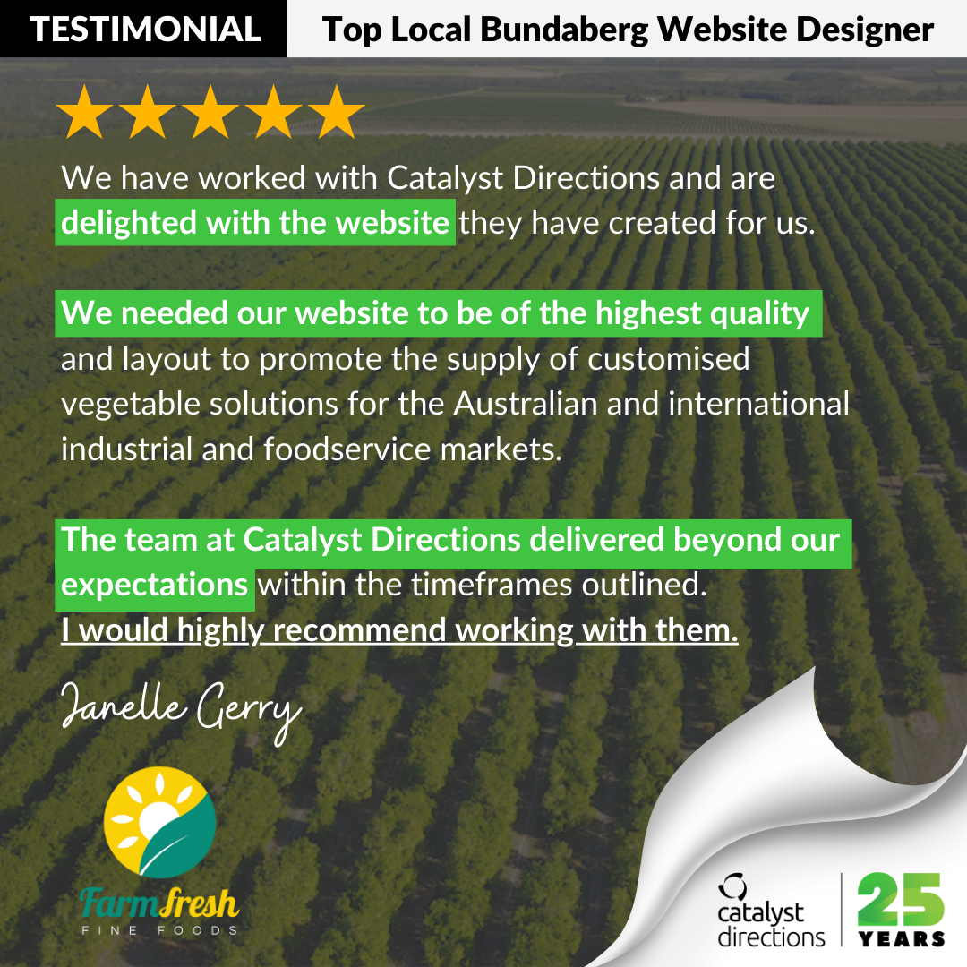 Catalyst Directions Facebook ad: We've been the trusted digital marketing & website…