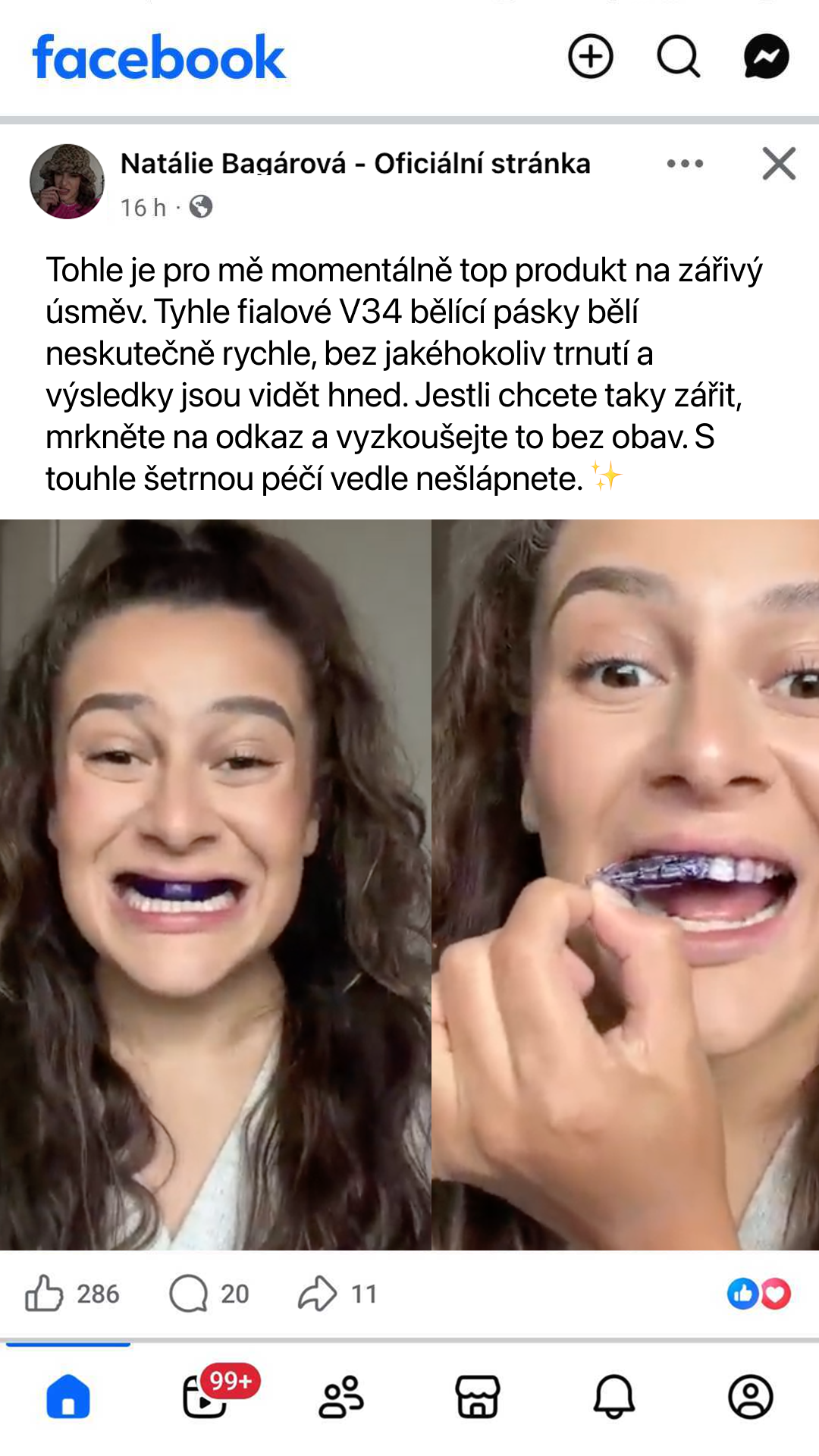 LYSS Facebook ad
