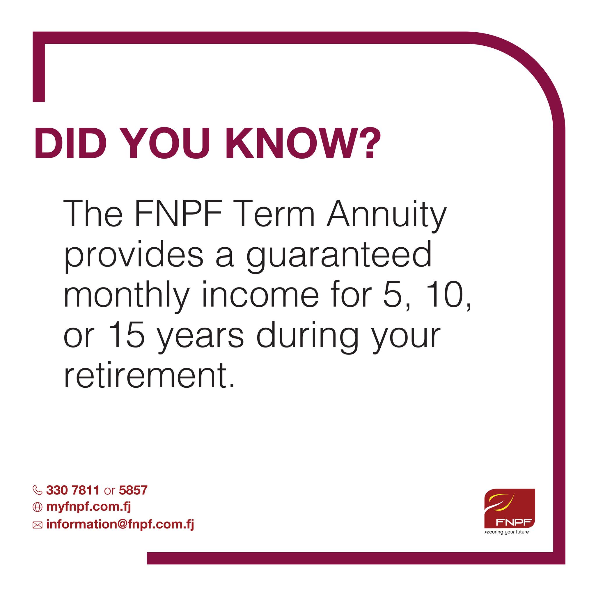 Fiji National Provident Fund Facebook ad: Enjoy the retirement you’ve worked so hard for-on…