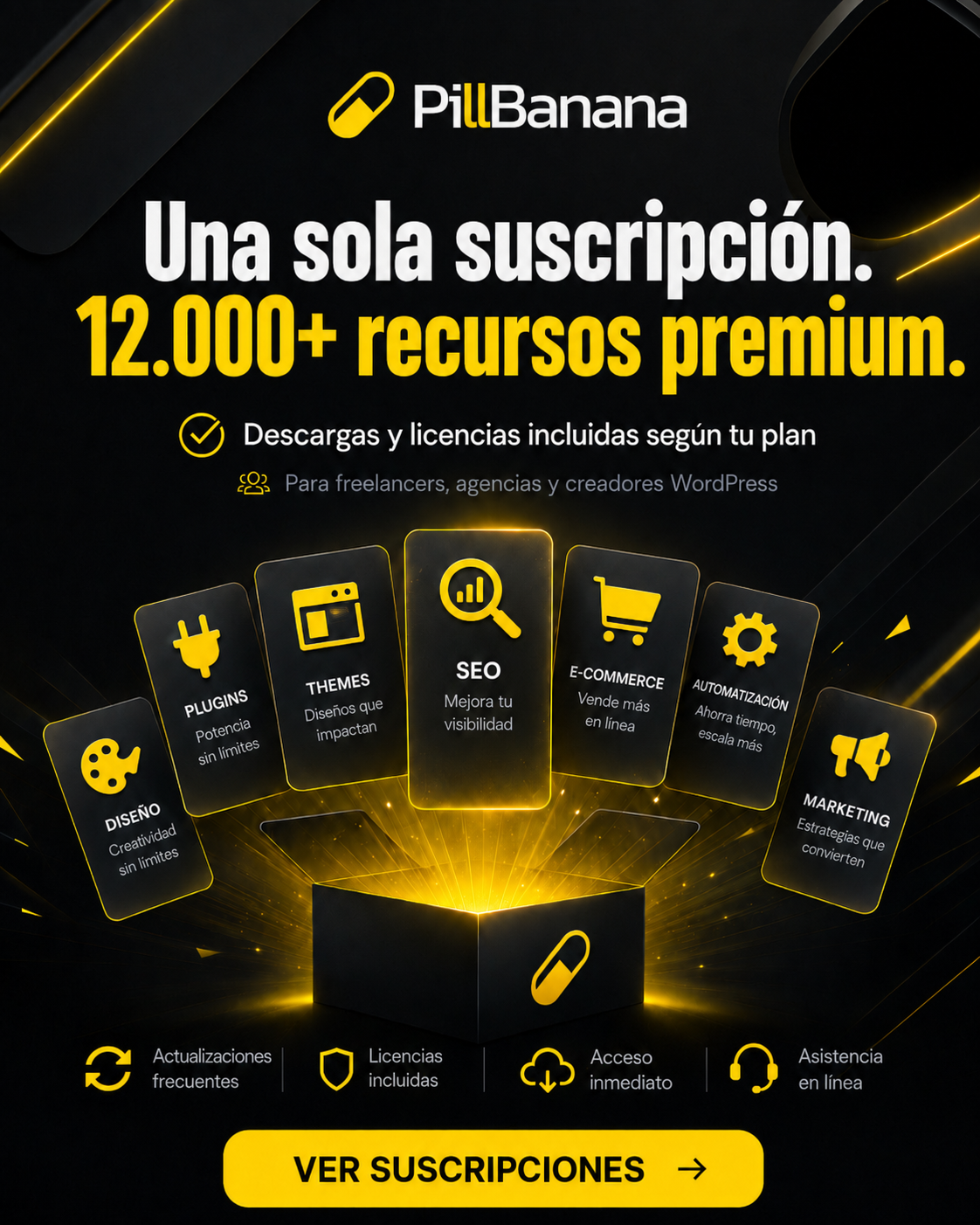 PillBanana Facebook ad: Crea más. Gastá menos.