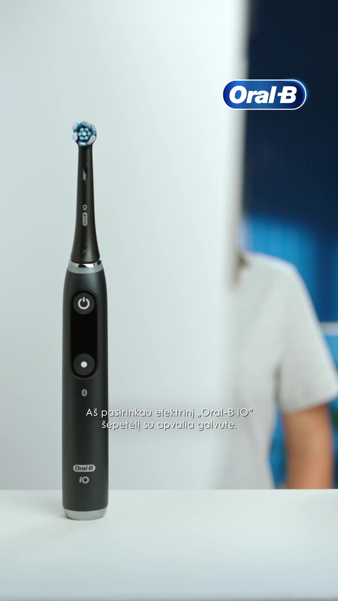 Oral-B CE Facebook ad: Elektrinis Oral-B iO