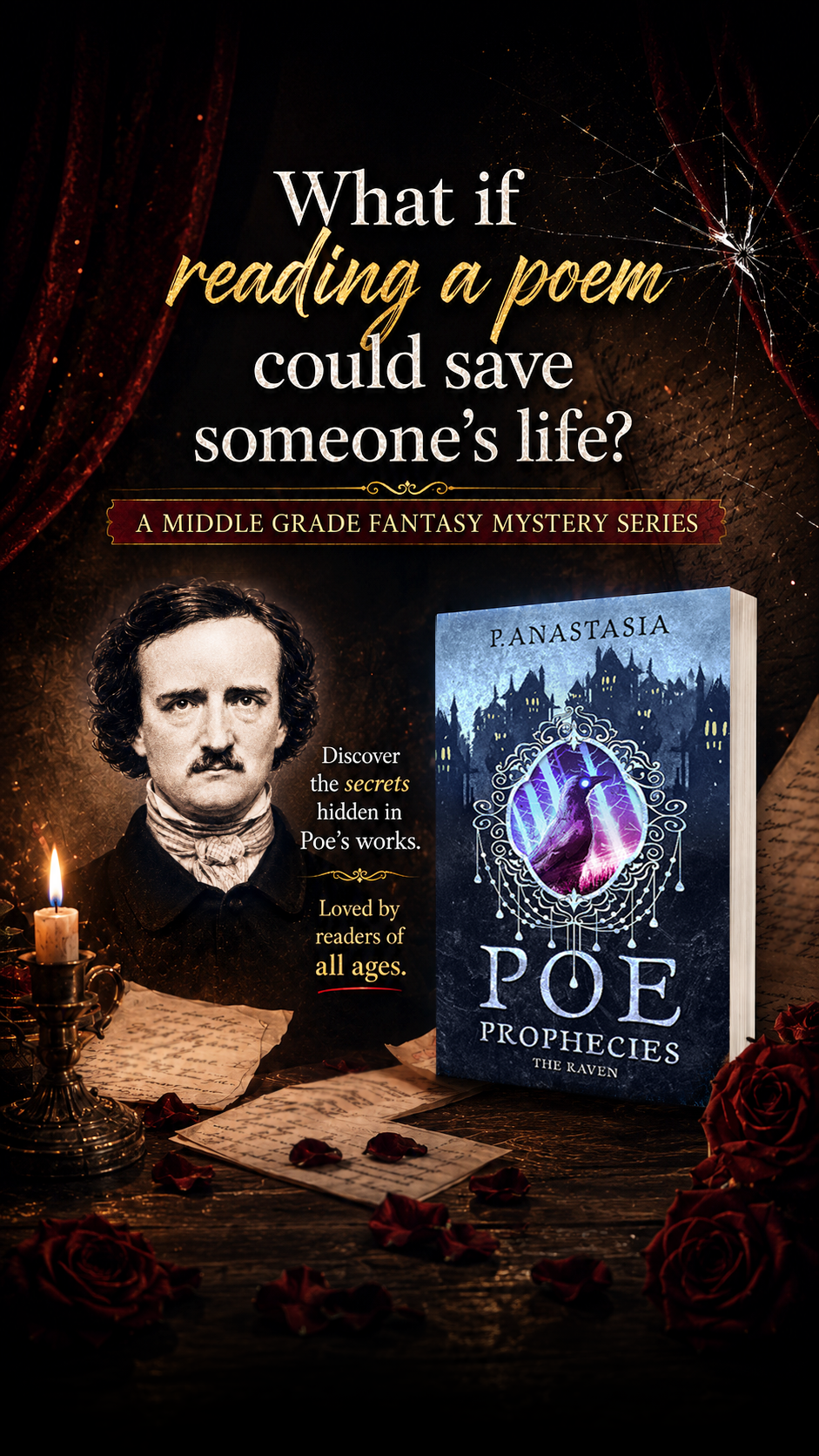 Author P. Anastasia Facebook ad