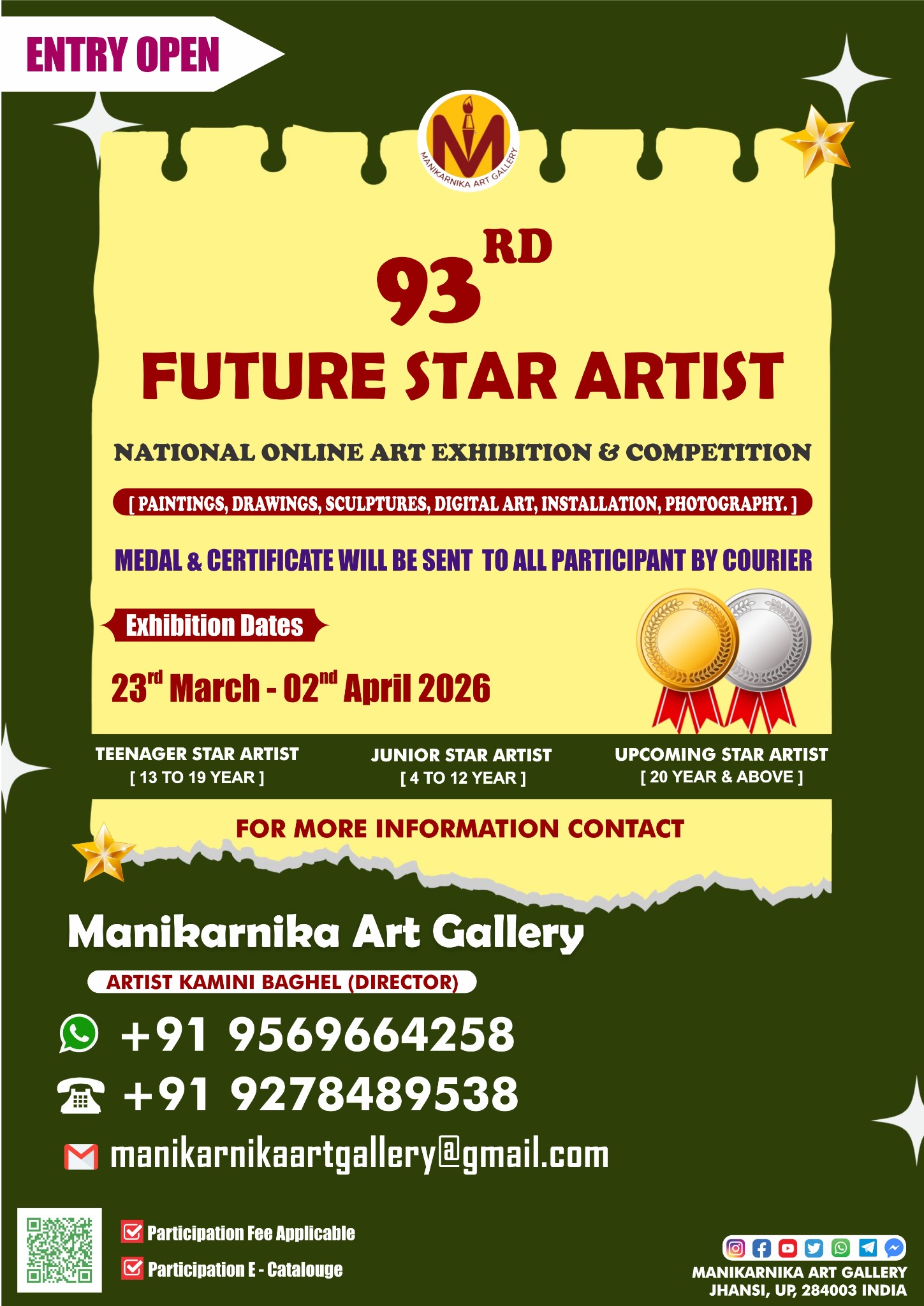 मणिकर्णिका आर्ट गैलरी Manikarnika Art Gallery Facebook ad