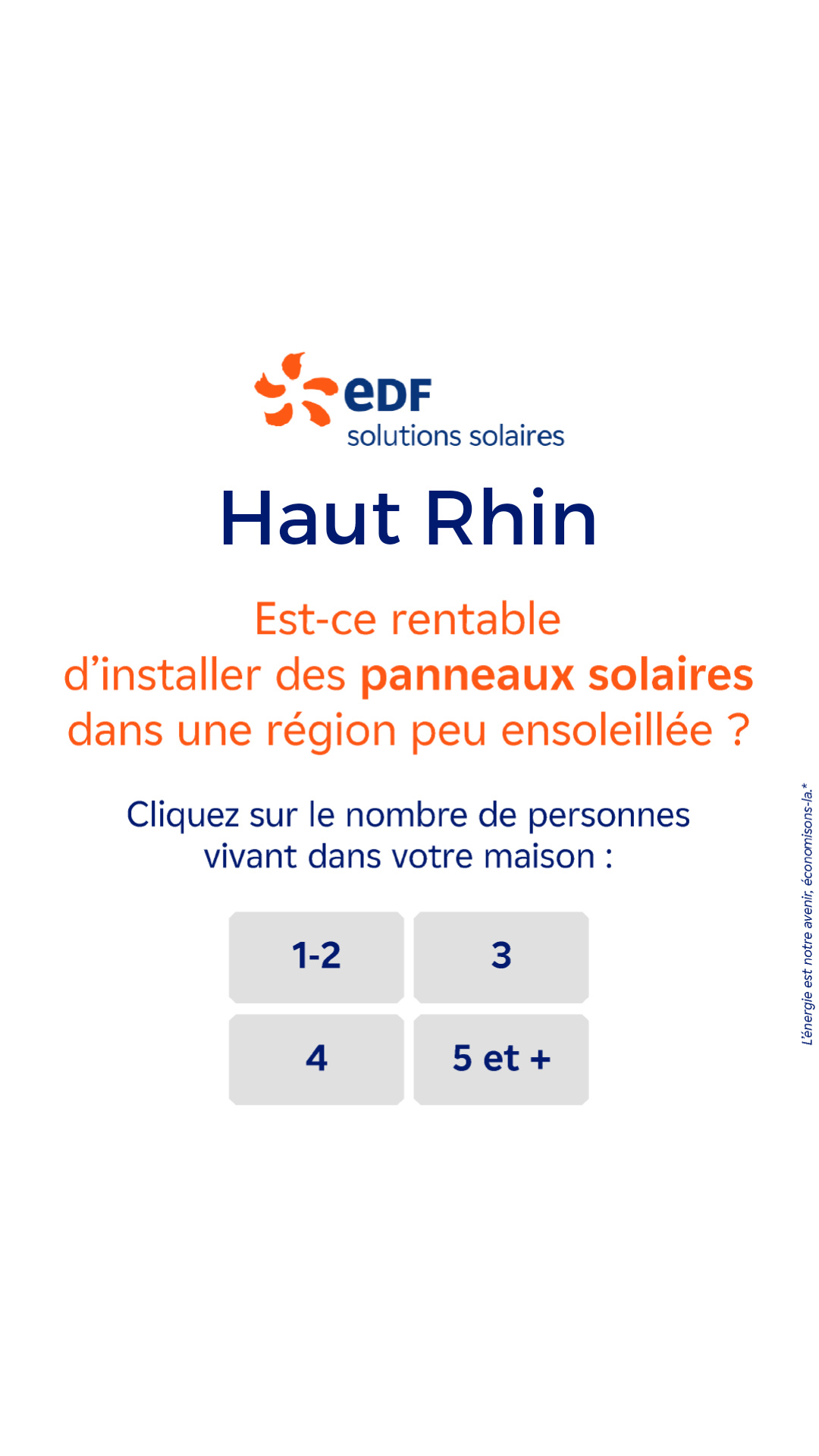Mes offres EDF solutions solaires Facebook ad