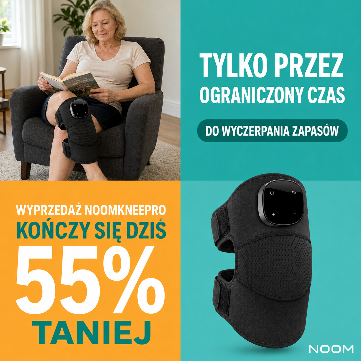 Noom.pl Facebook ad: -55% TANIEJ, Kończy Się Dziś