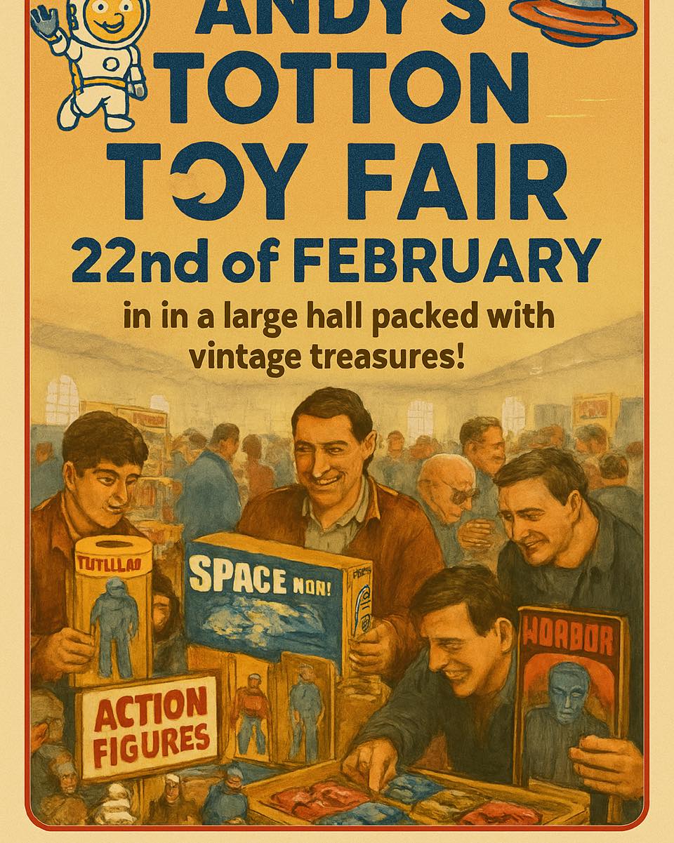 Andy’s Totton Toy Fairs Last Sunday of the Month Facebook ad
