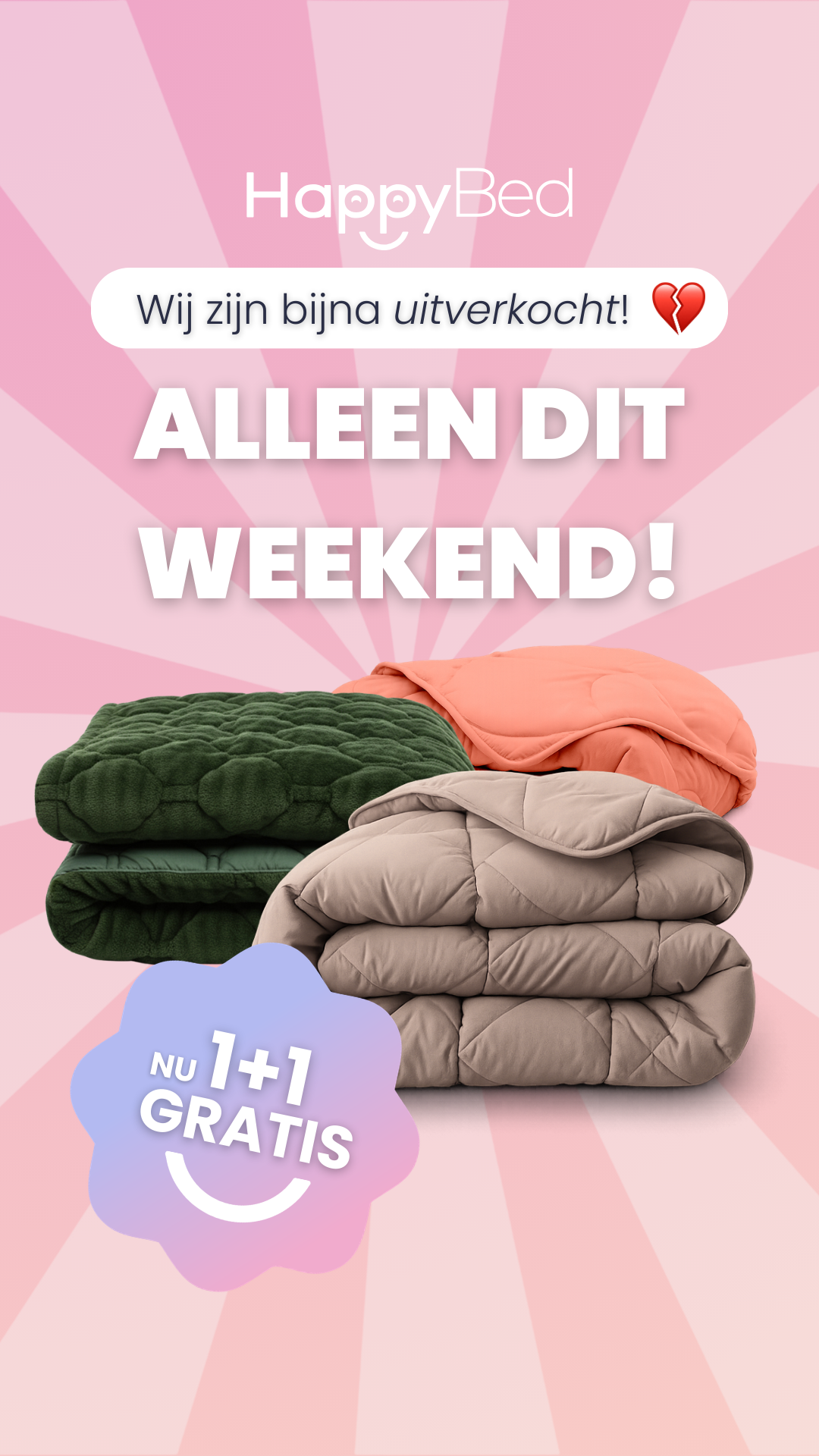 HappyBed Facebook ad