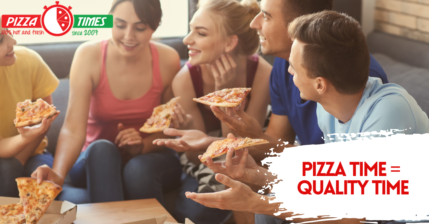 Pizza Times Facebook ad: Bij Pizza Times begint echte quality time met…