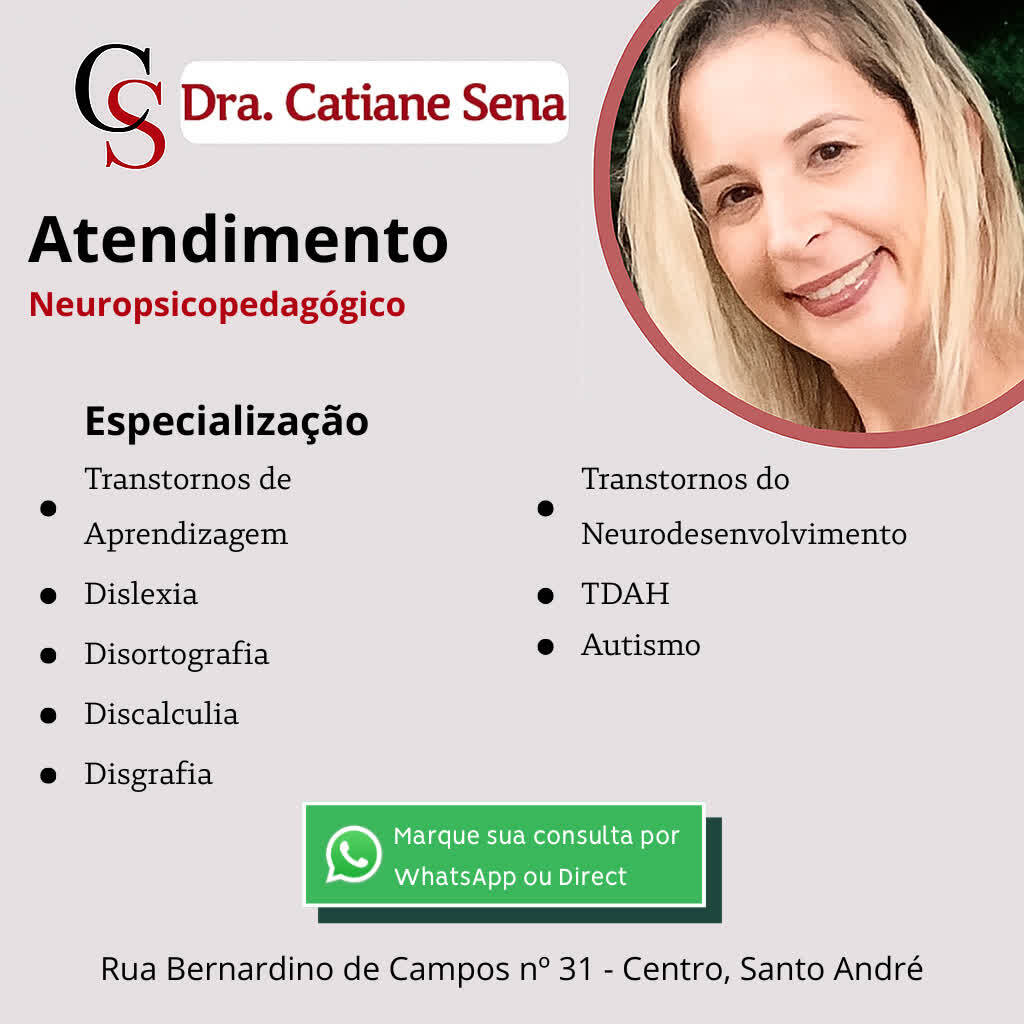Neuropsicopedagoga Catiane Sena.Santo André Facebook ad: Converse conosco