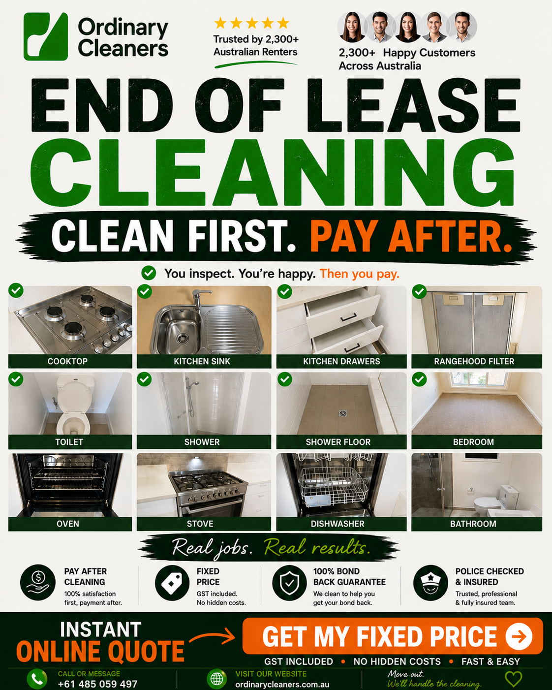 Ordinary Cleaners  Facebook ad