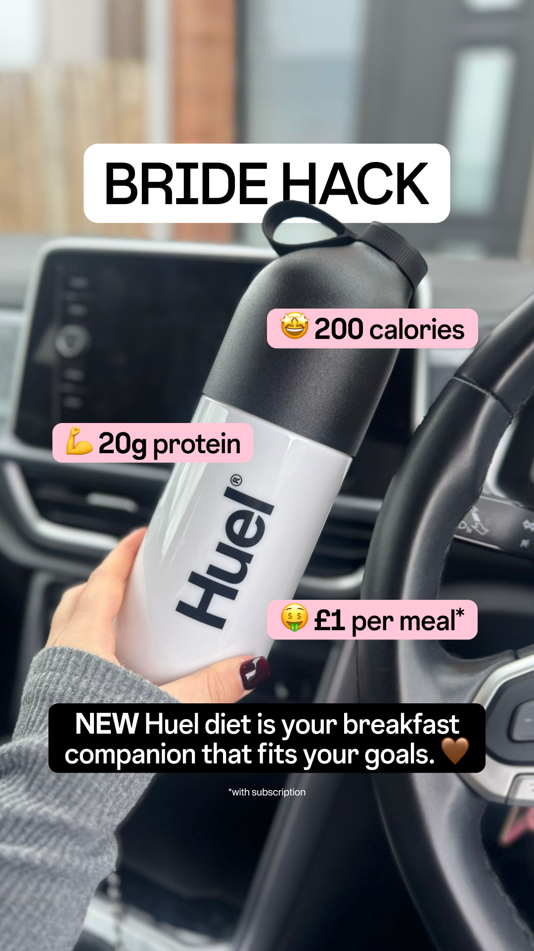 Huel Facebook ad